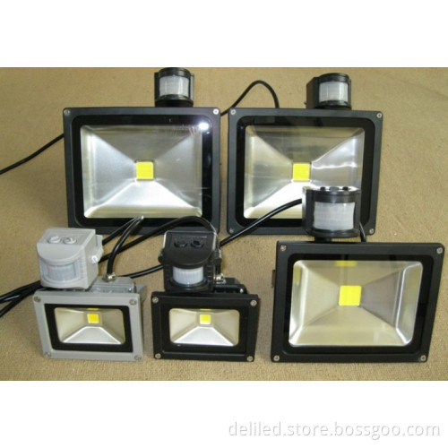 Outdoor High Power 50W LED Floodlight with Motion Senor
